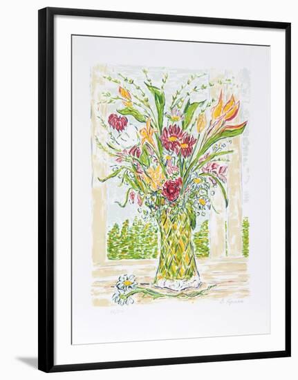 Flower Arrangement-Beverly Hyman-Framed Limited Edition