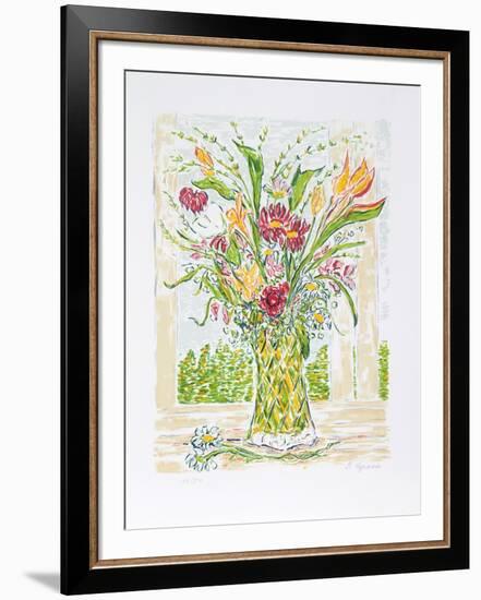 Flower Arrangement-Beverly Hyman-Framed Limited Edition