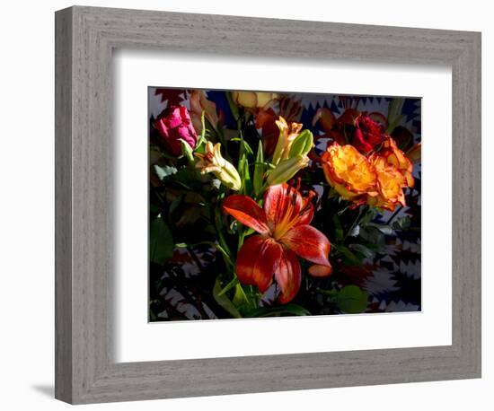 Flower arrangement-Charles Bowman-Framed Photographic Print