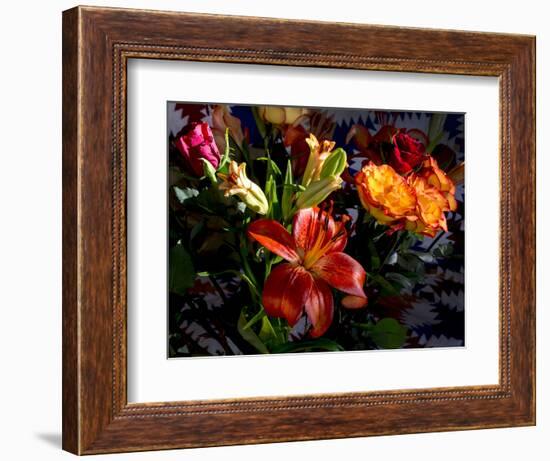 Flower arrangement-Charles Bowman-Framed Photographic Print