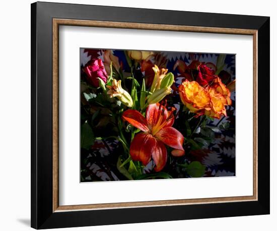 Flower arrangement-Charles Bowman-Framed Photographic Print