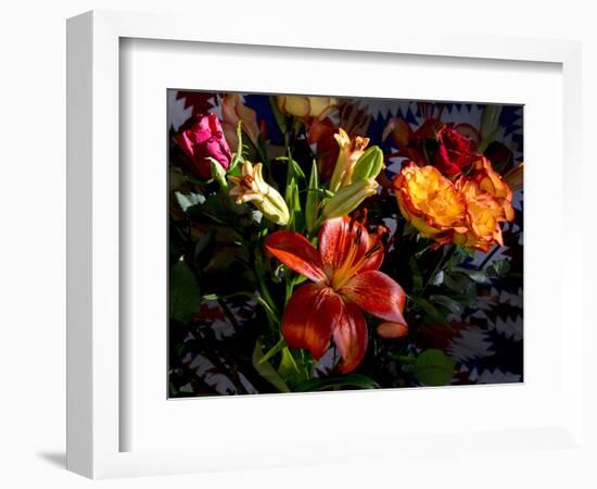 Flower arrangement-Charles Bowman-Framed Photographic Print