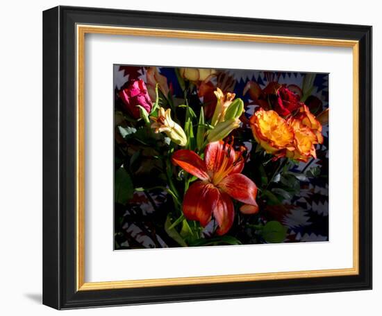 Flower arrangement-Charles Bowman-Framed Photographic Print