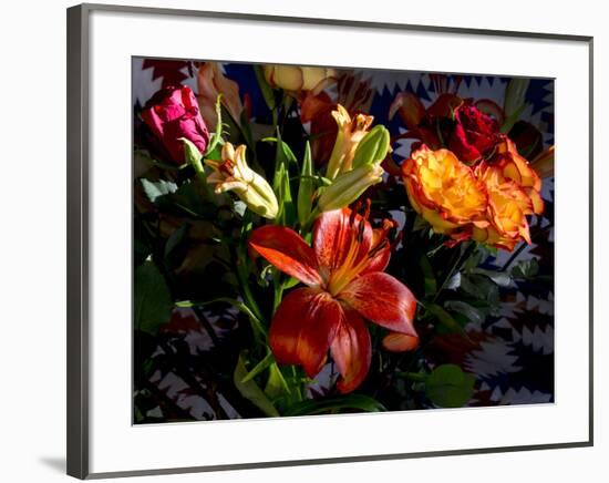 Flower arrangement-Charles Bowman-Framed Photographic Print