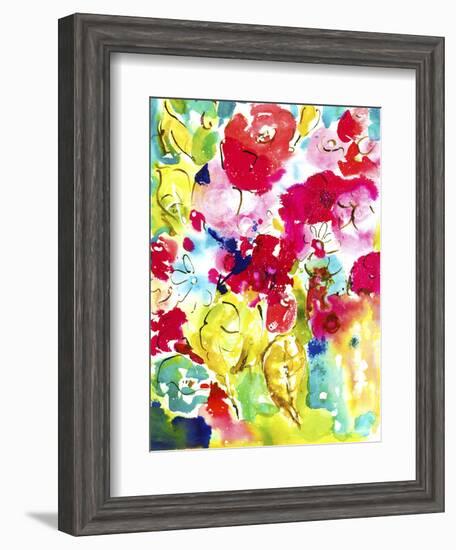 Flower Array I-Julia Minasian-Framed Art Print