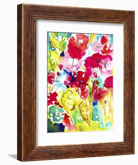 Flower Array I-Julia Minasian-Framed Art Print