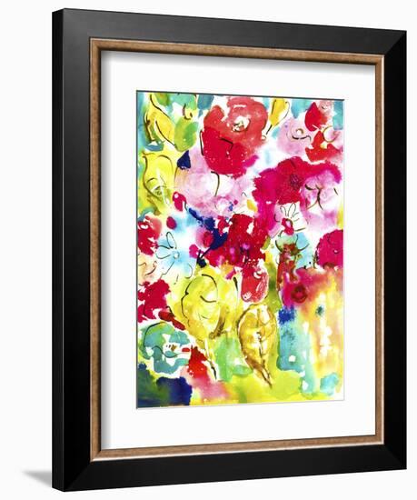 Flower Array I-Julia Minasian-Framed Art Print