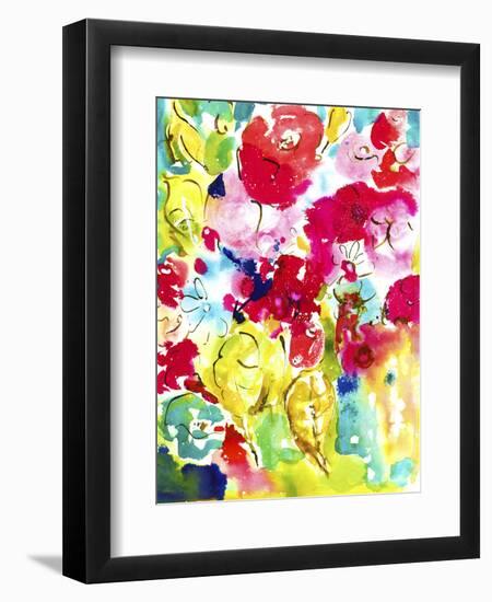 Flower Array I-Julia Minasian-Framed Art Print