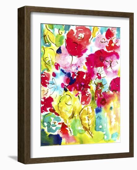 Flower Array I-Julia Minasian-Framed Art Print