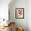 Flower Array I-Julia Minasian-Framed Art Print displayed on a wall