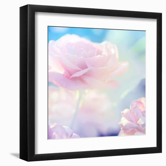 Flower Background-Timofeeva Maria-Framed Art Print