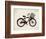 Flower Basket Bike-Evangeline Taylor-Framed Art Print