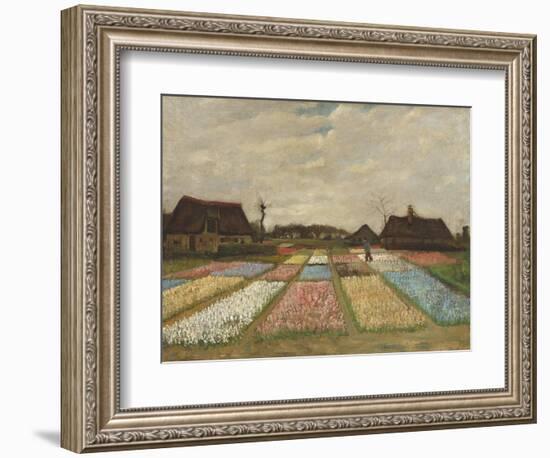 Flower Beds in Holland, C.1883-Vincent van Gogh-Framed Giclee Print