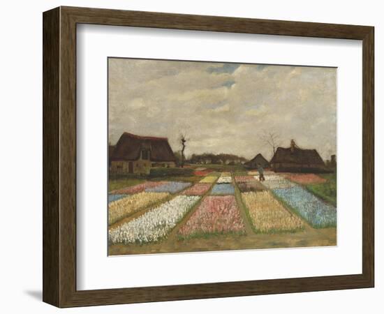 Flower Beds in Holland, C.1883-Vincent van Gogh-Framed Giclee Print