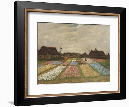 Flower Beds in Holland, C.1883-Vincent van Gogh-Framed Giclee Print