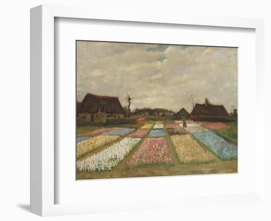 Flower Beds in Holland, C.1883-Vincent van Gogh-Framed Giclee Print