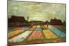 Flower Beds of Holland-Vincent van Gogh-Mounted Art Print