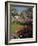 Flower Beds with Tulips in Town Centre, Deauville, Calvados, Normandy, France-David Hughes-Framed Photographic Print