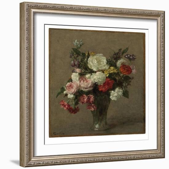 Flower Bouquet, 1900-Henri Fantin-Latour-Framed Giclee Print