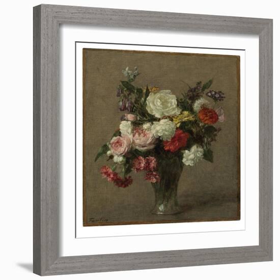 Flower Bouquet, 1900-Henri Fantin-Latour-Framed Giclee Print