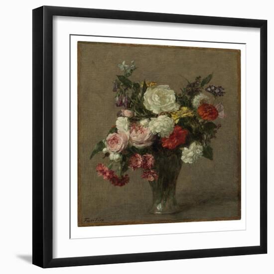 Flower Bouquet, 1900-Henri Fantin-Latour-Framed Giclee Print