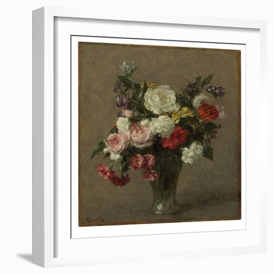 Flower Bouquet, 1900-Henri Fantin-Latour-Framed Giclee Print