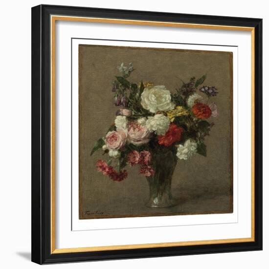 Flower Bouquet, 1900-Henri Fantin-Latour-Framed Giclee Print