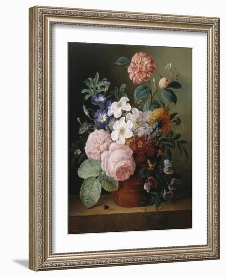 Flower Bouquet-Amienne Bebourg-Framed Giclee Print