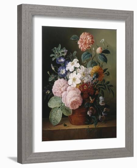 Flower Bouquet-Amienne Bebourg-Framed Giclee Print