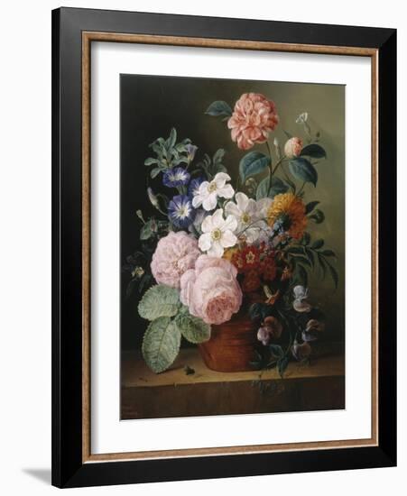 Flower Bouquet-Amienne Bebourg-Framed Giclee Print