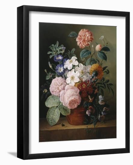 Flower Bouquet-Amienne Bebourg-Framed Giclee Print