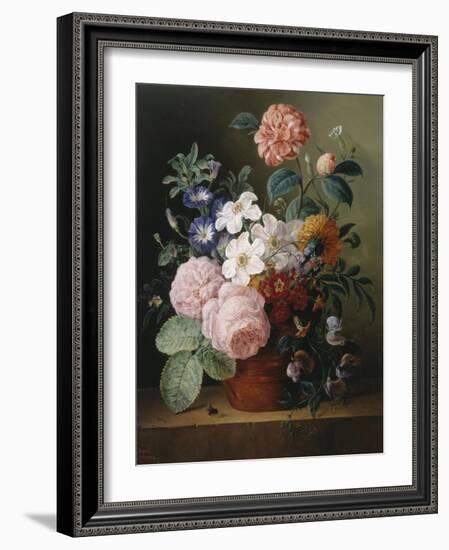 Flower Bouquet-Amienne Bebourg-Framed Giclee Print