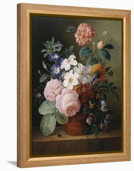 Flower Bouquet-Amienne Bebourg-Framed Premier Image Canvas