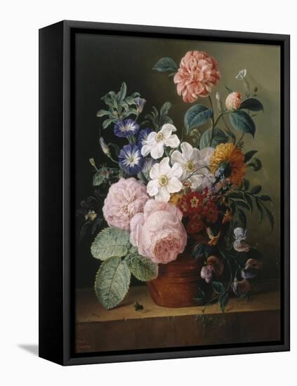 Flower Bouquet-Amienne Bebourg-Framed Premier Image Canvas