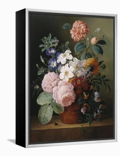 Flower Bouquet-Amienne Bebourg-Framed Premier Image Canvas