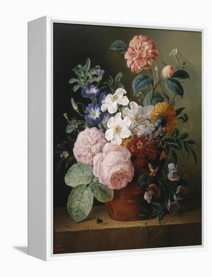 Flower Bouquet-Amienne Bebourg-Framed Premier Image Canvas