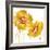 Flower Burst in Amber II-Vanessa Austin-Framed Art Print