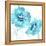 Flower Burst in Aqua II-Vanessa Austin-Framed Stretched Canvas