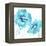 Flower Burst in Aqua II-Vanessa Austin-Framed Stretched Canvas