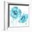 Flower Burst in Aqua II-Vanessa Austin-Framed Art Print