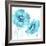 Flower Burst in Aqua II-Vanessa Austin-Framed Art Print