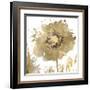 Flower Burst in Gold I-Vanessa Austin-Framed Giclee Print