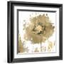 Flower Burst in Gold I-Vanessa Austin-Framed Giclee Print