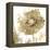 Flower Burst in Gold I-Vanessa Austin-Framed Stretched Canvas