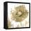 Flower Burst in Gold I-Vanessa Austin-Framed Stretched Canvas