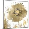Flower Burst in Gold I-Vanessa Austin-Mounted Art Print
