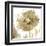 Flower Burst in Gold I-Vanessa Austin-Framed Art Print