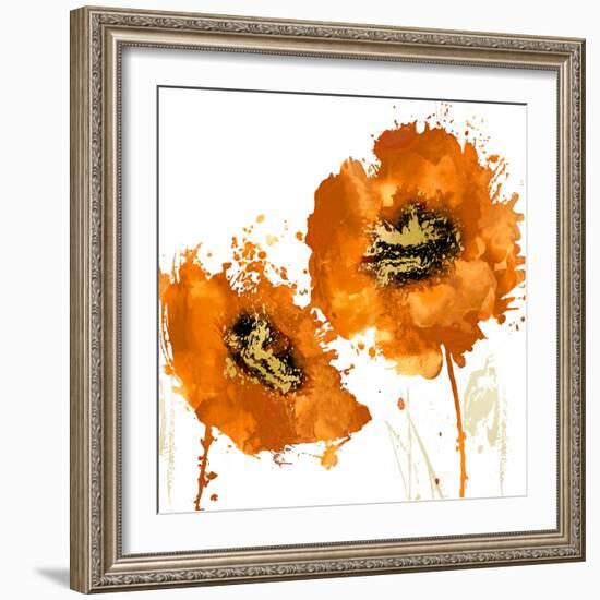 Flower Burst in Pink I-Vanessa Austin-Framed Art Print