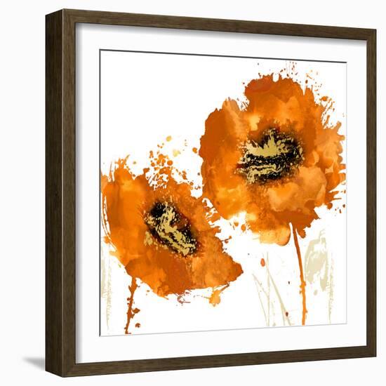 Flower Burst in Pink I-Vanessa Austin-Framed Art Print