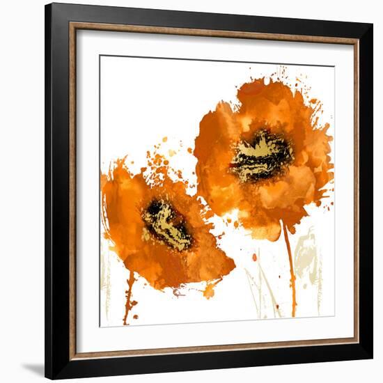 Flower Burst in Pink I-Vanessa Austin-Framed Art Print